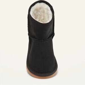 Old Navy Toddler Girl's 8 Faux Suede Black‎ Boots